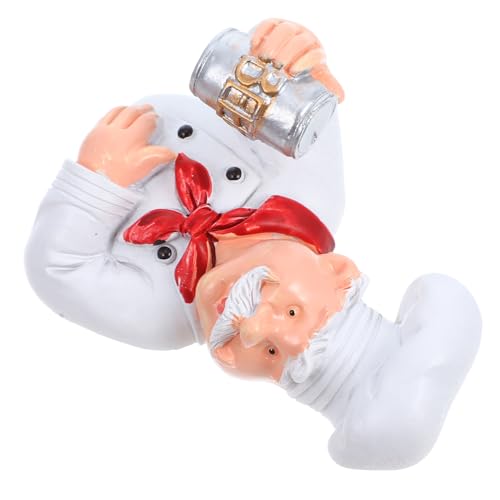 Sosoport Kreativer Küchensteckerhalter aus Resin Selbstklebender Chef Figur Wandhaken Vielseitiger Robuster Organizer für Steckdosen und Küchenutensilien Platzsparend Zuverlässiger Sosoport Kreativer Küchensteckerhalter aus Resin Selbstklebender Chef Figur Wandhaken Vielseitiger Robuster Organizer für Steckdosen und Küchenutensilien Platzsparend Zuverlässiger von Sosoport
