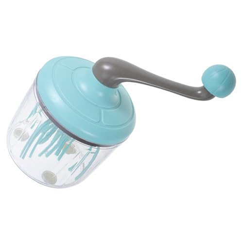 Sosoport Manueller Handquirl Edelstahl Schneebesen mit Variabler Geschwindigkeit Leichter Handmixer für Sahne Eiweiß Kuchenbacken Vielseitiges Küchengerät für Zuhause Wiederverwendbar von Sosoport