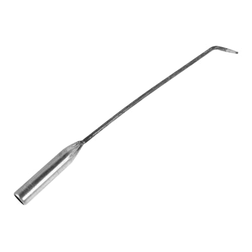 Sosoport Metall Feuerhaken Camping Feuerstelle Feuerpoker Kompakt Leicht Vielseitig für Grill Ofen Kamin Feuerstelle Haken Werkzeug für Outdoor und Küche von Sosoport