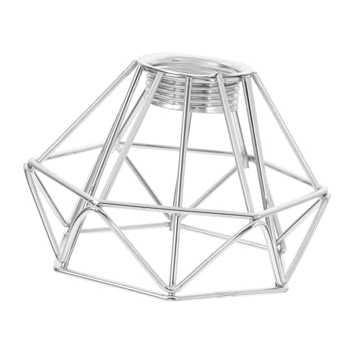 Sosoport Metall Lampenschirm Diamantform Vintage Hohlgearbeitet Deckenleuchte Abdeckung aus Robustem Metall für Wohnzimmer Schlafzimmer Küche Restaurant von Sosoport