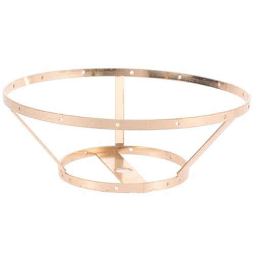 Sosoport Metall Lampenschirm Rahmen Doppelter Goldfarben Lampenhalter Rostfrei Robust DIY Lampenschirm Zubehör für Wohnzimmer Nachttischlampe Tischleuchte Sosoport Metall Lampenschirm Rahmen Doppelter Goldfarben Lampenhalter Rostfrei Robust DIY Lampenschirm Zubehör für Wohnzimmer Nachttischlampe Tischleuchte von Sosoport