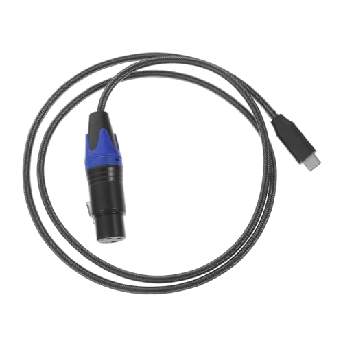 Sosoport Microfon Verlängerungskabel C zu Xlr Leichtes und Kompaktes Design für Einfache Portabilität für Gitarren und Anwendungen Langlebige Bauweise mit Klarer Audioübertragung von Sosoport