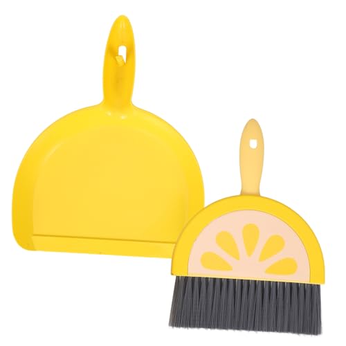 Sosoport Mini Kehrschaufel und Besen Set Klein Kompakt Leicht Tischplattenbesen mit Detailbürste für Haustier und Tastaturreinigung für Büro Auto Haushalt Platzsparend und Handlich von Sosoport