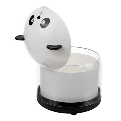Sosoport Mini Mülleimer Panda Design Kleiner Tischabfalleimer ohne Deckel für Büro Schlafzimmer Badezimmer Kompakter Desktop Abfallbehälter Einsetzbar für Plastik und Haushaltsmüll von Sosoport