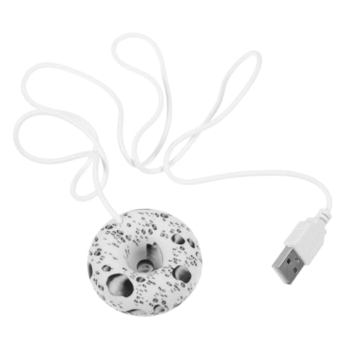 Sosoport Mini USB Luftbefeuchter Donut Form Leiser Raumbefeuchter Tragbar für Schlafzimmer Auto Leicht für Reise und Zuhause von Sosoport
