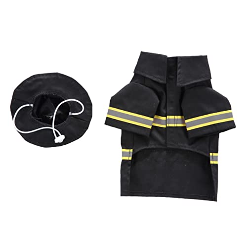 Sosoport 1satz Pet Feuerwehrmann Kostüm Für Hunde Und Katzen Hochwertiges Performance-Outfit Für Geburtstagsfeiern Und Halloween Für Festliche Anlässe Und Kalte Tage Sosoport 1satz Pet Feuerwehrmann Kostüm Für Hunde Und Katzen Hochwertiges Performance-Outfit Für Geburtstagsfeiern Und Halloween Für Festliche Anlässe Und Kalte Tage von Sosoport