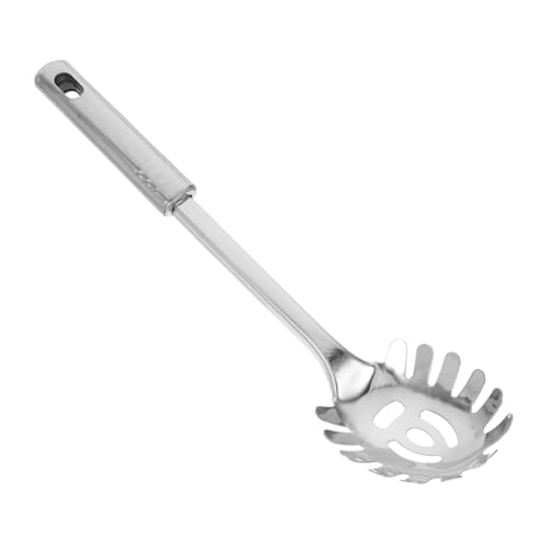 Sosoport Nudelserver Hitzebeständiger Spaghetti Löffel für Vielseitiges Kochen zum Servieren von Nudeln Dumplings und Eiern Rostfrei und Spülmaschinenfest von Sosoport