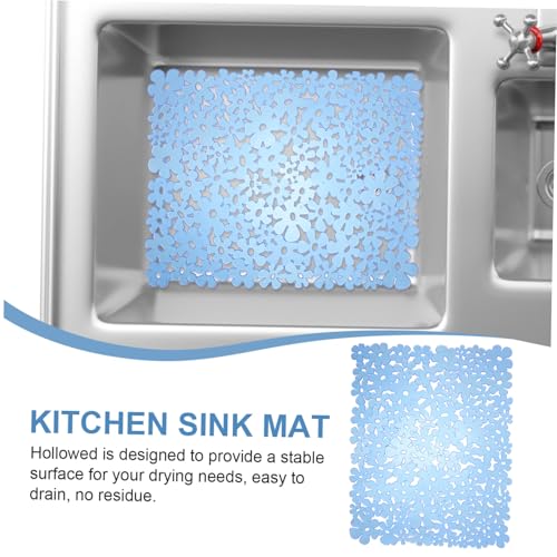 Sosoport PVC Spülbeckenmatte Rutschfest Küchenablauf Schutzmatte Schneidbar für Küchenspüle und Geschirrabtropfen Sosoport PVC Spülbeckenmatte Rutschfest Küchenablauf Schutzmatte Schneidbar für Küchenspüle und Geschirrabtropfen von Sosoport