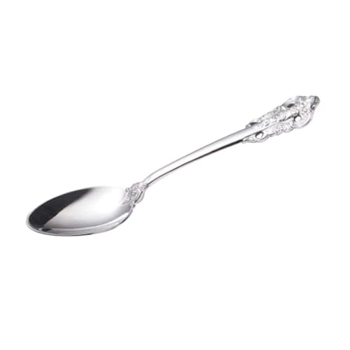 Sosoport Palace Master'S Meal Spoon Service Western Lunch Steel Essgeschirr Geschirr Utensil Küchengeschirr Koffer Besteck Löffel Gabeln Küchengeschirr Klassischer Geprägter von Sosoport