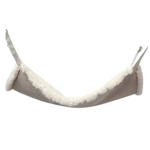 Sosoport Pet Hammock für Katzen Weiß Langlebiges Komfortables Katzenhängemattenbett mit Metallkletterhaken Belastbar Haustierbett für Drinnen und Unterwegs von Sosoport