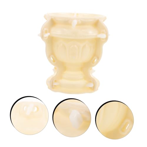 Sosoport Plastikform für Blumentopf DIY Dickwandige Sechseckige Pflanzschale Wiederverwendbar Geeignet für Beton Zement Kreative Garten dekoration Einfache Entformung von Sosoport