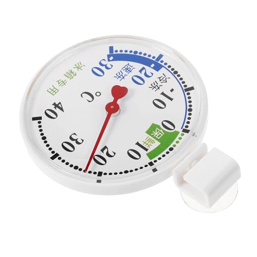Sosoport Präzises Kühlschrankthermometer mit Rundem Saugnapf Hochgenauem Sensor Temperaturaufzeichnung Multifunktionalem Display Geeignet für Kühlschränke Gefrierschränke Kühlräume und von Sosoport