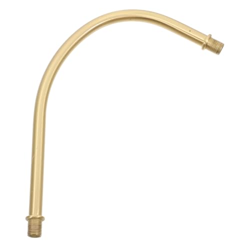 Sosoport Reparatur Kupfer Lampenstiel Gebogen Gewinde Langlebiger Lampenrohr Ersatz für Tischlampen Einfache Montage Stilvolles Design von Sosoport