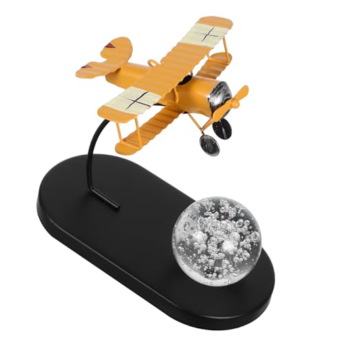 Sosoport Retro-flugzeugmodell Aus Metall Vintage-Flugzeug-Ornament Mini-Flugzeug-Dekoration Für Schreibtisch Bücherregal Oder Tisch Antike Flugzeugfigur Für Raumdeko von Sosoport