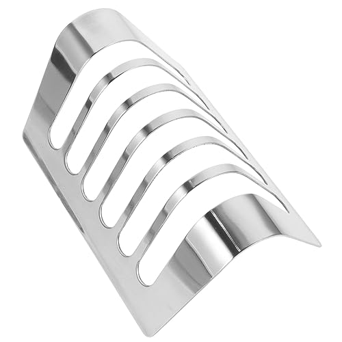 Sosoport Edelstahl Brotständer Für Küche Wiederverwendbarer Toasthalter Für Scheiben Praktisches Sideboard Regal Platzsparend Und Stabil Für Frühstück Und Partys von Sosoport