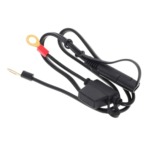 Sosoport Schnelltrennstecker Kabel mit Ringkabelschuh für Motorradbatterien Verlängerungskabel für Einfache Verbindung mit Externen Geräten Wie Solaranlagen Robuste und Langlebige von Sosoport