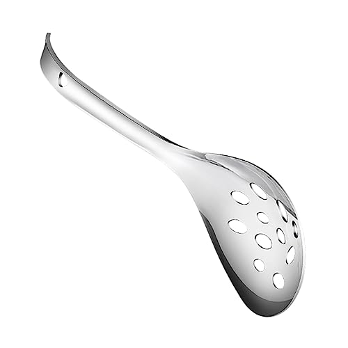 Sosoport Schöpflöffel Multifunktionaler Küchensieb Löffel mit Ergonomischem Griff Leichtes Abtropfen Rostfreies Material für Sicheres Kochen und Einfache von Sosoport