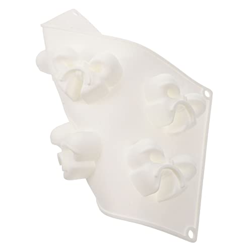 Sosoport Silikon Backform Schmetterlingsknoten Flexible Schokoladenform und Keksausstecher Lebensmittelecht Antihaftbeschichtet für DIY Kuchen Seife und Kerzen Herstellung von Sosoport