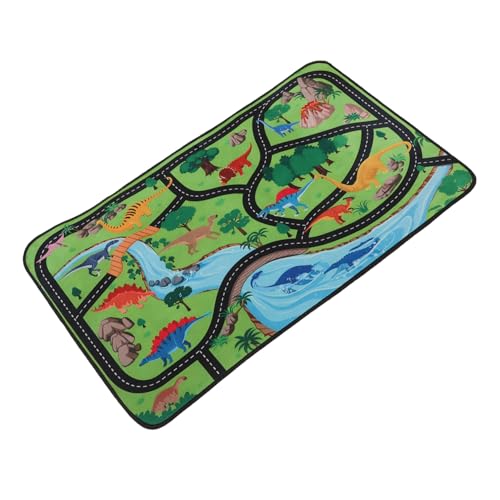 Sosoport Spielteppich Dino rutschfest Spielmatte Faltbar Vielseitig für Spielzimmer und Kinderzimmer Lernen und Entspannen von Sosoport