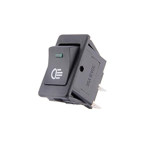 Sosoport 12v 16A Spst Wippschalter für Auto Boot Runder Lichtschalter Einfache Installation mit Anzeige Sosoport 12v 16A Spst Wippschalter für Auto Boot Runder Lichtschalter Einfache Installation mit Anzeige von Sosoport