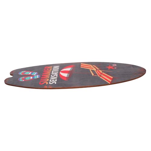 Sosoport Surfbrett Wanddekoration Holz Surfboard Strand Schild Nautische Wandkunst Für Wohnzimmer Badezimmer Und Schlafräume Retro Stranddekor Holzmaterial Für Strandliebhaber von Sosoport