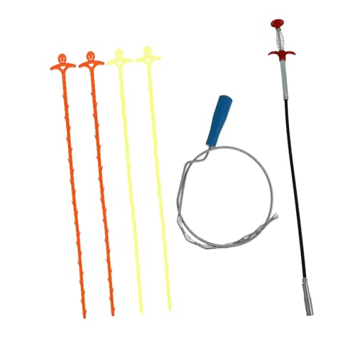Sosoport Teiliges Abflussreiniger Drain Unclogger Haarfängerstab Flexibel für Küche Badewanne Waschbecken Rohrreinigung Werkzeug zur Entfernung von Haaren Essensresten und Verstopfungen Sosoport Teiliges Abflussreiniger Drain Unclogger Haarfängerstab Flexibel für Küche Badewanne Waschbecken Rohrreinigung Werkzeug zur Entfernung von Haaren Essensresten und Verstopfungen von Sosoport