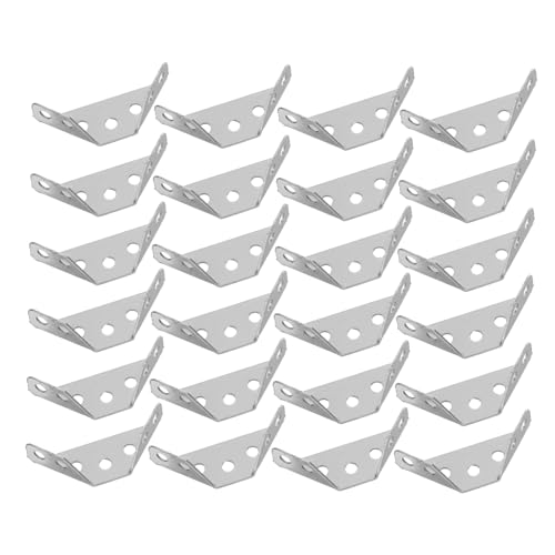 Sosoport Teiliges Edelstahl Eckverbinder mit Schrauben Dreiseitige Winkelverbinder für Holzregale Möbelstützen Stabile Dreiecks-verstärkungswinkel für Schränke Tische Stühle Sosoport Teiliges Edelstahl Eckverbinder mit Schrauben Dreiseitige Winkelverbinder für Holzregale Möbelstützen Stabile Dreiecks-verstärkungswinkel für Schränke Tische Stühle von Sosoport