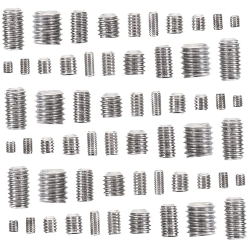 Sosoport Teiliges Edelstahl Innensechskant Gewindestifte Sortiment Rostfrei für Badarmaturen Lichtmontage Türgriffe Vielseitig Einsetzbar Praktische Box für Heimwerker und Reparaturen Sosoport Teiliges Edelstahl Innensechskant Gewindestifte Sortiment Rostfrei für Badarmaturen Lichtmontage Türgriffe Vielseitig Einsetzbar Praktische Box für Heimwerker und Reparaturen von Sosoport
