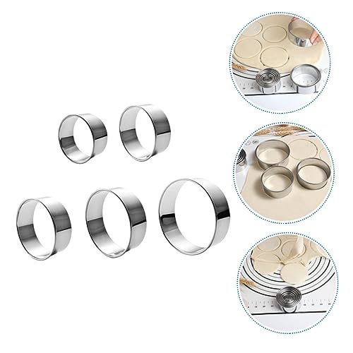 Sosoport Teiliges Edelstahl Mousse Formen mit Aufbewahrungsbox Runde Backringe und Keksausstecher Glatte Kanten Wiederverwendbar Antihaftbeschichtet für DIY Kuchen Mousse Kekse und Gebäck Sosoport Teiliges Edelstahl Mousse Formen mit Aufbewahrungsbox Runde Backringe und Keksausstecher Glatte Kanten Wiederverwendbar Antihaftbeschichtet für DIY Kuchen Mousse Kekse und Gebäck von Sosoport