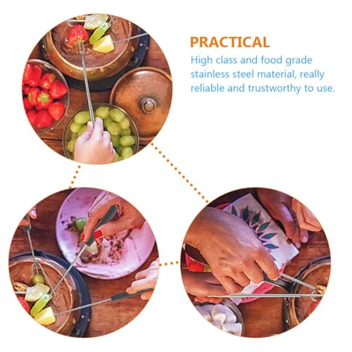 Sosoport Teiliges Edelstahl Schokoladentauchwerkzeug Pralinengabel Fondue Dessert Dipping Tool für DIY Süßigkeiten Kuchen Eiscreme und Pralinen Zubehör Sosoport Teiliges Edelstahl Schokoladentauchwerkzeug Pralinengabel Fondue Dessert Dipping Tool für DIY Süßigkeiten Kuchen Eiscreme und Pralinen Zubehör von Sosoport