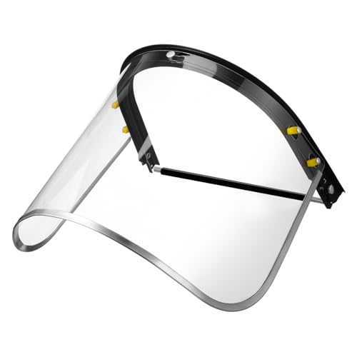 Sosoport Transparentes Gesichtsschutzvisier für Harthelme Robustes Schutzschild aus Aluminiumlegierung und PVC Multifunktional für Polieren Schleifen Schneiden Spritzschutzsicher Klare Sosoport Transparentes Gesichtsschutzvisier für Harthelme Robustes Schutzschild aus Aluminiumlegierung und PVC Multifunktional für Polieren Schleifen Schneiden Spritzschutzsicher Klare von Sosoport