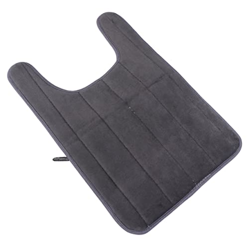 Sosoport U Förmige Memory Foam Toilettenmatte Rutschfester Badezimmerteppich Dunkelgrau Maschinenwaschbar Pflegeleicht und Antiskid für Sicheres Baden Sosoport U Förmige Memory Foam Toilettenmatte Rutschfester Badezimmerteppich Dunkelgrau Maschinenwaschbar Pflegeleicht und Antiskid für Sicheres Baden von Sosoport