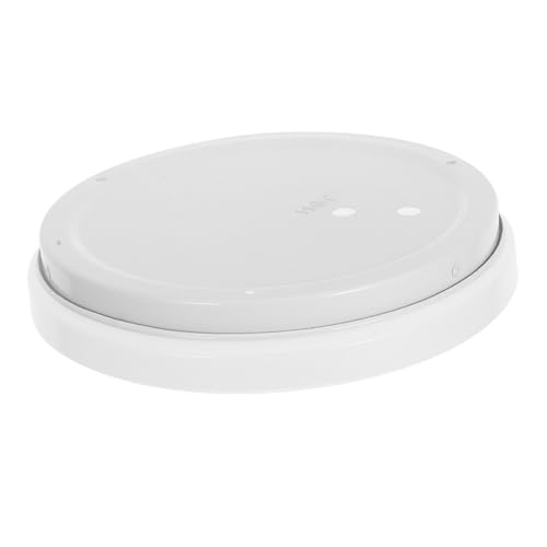 Sosoport Ultra Dünner Runder Lampenschirm Deckenleuchte Blendfrei Modern Weiß Stilvolles Design für Schlafzimmer und Balkon Energiesparend Weiches Licht von Sosoport