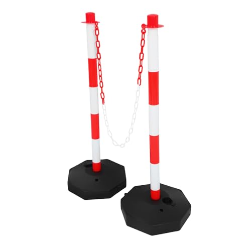 Sosoport Verkehrsleitkegel mit Abnehmbarer Gummibasis Tragbare Sicherheitssäule mit Füllbarem Standfuß Reflektierenden Ringen und Kunststoffkette für Baustellen und Verkehrsmanagement Sosoport Verkehrsleitkegel mit Abnehmbarer Gummibasis Tragbare Sicherheitssäule mit Füllbarem Standfuß Reflektierenden Ringen und Kunststoffkette für Baustellen und Verkehrsmanagement von Sosoport