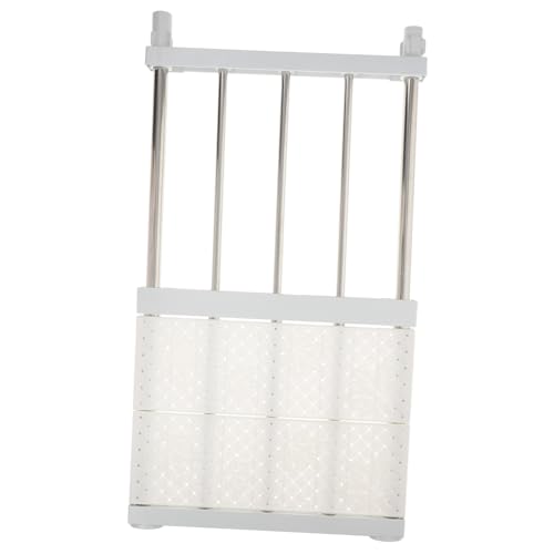 Sosoport Verstellbares Bohrfreies Kleiderschrankregal mit Verstärkter Trennwand Robustem Kunststoff Ausziehbar Platzsparendes Bad Schlafzimmer aufbewahrungssystem Sosoport Verstellbares Bohrfreies Kleiderschrankregal mit Verstärkter Trennwand Robustem Kunststoff Ausziehbar Platzsparendes Bad Schlafzimmer aufbewahrungssystem von Sosoport