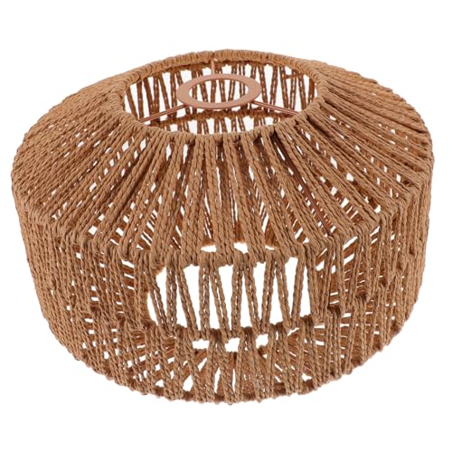 Sosoport Vintage Lampenschirm aus Papier Geflochtene Deckenleuchte Lampenschirm Retro stil Einfach zu Installierender Lampenüberzug für Wohnzimmer Schlafzimmer Flur Sosoport Vintage Lampenschirm aus Papier Geflochtene Deckenleuchte Lampenschirm Retro stil Einfach zu Installierender Lampenüberzug für Wohnzimmer Schlafzimmer Flur von Sosoport