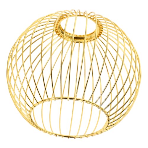 Sosoport Vintage Metall Lampenschirm Abdeckung Hohl Industrial Stil Lampenschirm Ersatz für Hängelampe Kugelform Gold Robust und Dekorativ für Wohnzimmer und Restaurant Sosoport Vintage Metall Lampenschirm Abdeckung Hohl Industrial Stil Lampenschirm Ersatz für Hängelampe Kugelform Gold Robust und Dekorativ für Wohnzimmer und Restaurant von Sosoport