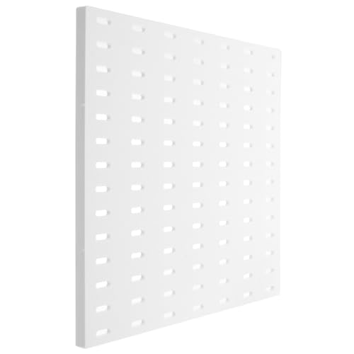 Sosoport Stecktafel Wand Organizer 28X28cm Stabiler Kunststoff für Garage Eingangsbereich Multifunktionales Design Bohren von Sosoport