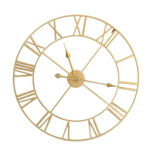 Sosoport Wanduhr aus Geräuschlos Design für Wohnzimmer und Küche Goldene Dekorative Uhr für Stilvolles Zuhause Batteriebetrieben ohne Tickgeräusche Sosoport Wanduhr aus Geräuschlos Design für Wohnzimmer und Küche Goldene Dekorative Uhr für Stilvolles Zuhause Batteriebetrieben ohne Tickgeräusche von Sosoport