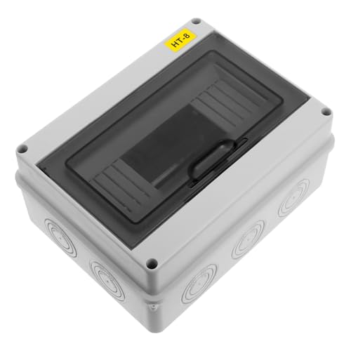 Sosoport Wasserdichte Verteilerbox mit Transparentem Deckel Schutzgehäuse für Außenbereich Große Kapazität Multifunktional Leicht Transportierbar Geeignet für Steckdosen und Schalter von Sosoport