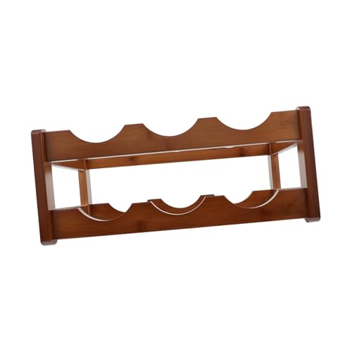 Sosoport Weinflaschenhalter Zweistöckig Flaschen Weinregal Schmal Stehend Weindisplay Regal für Küche Wohnzimmer Weinschrank Organizer aus Stabilem Holz für Weinlagerung Sosoport Weinflaschenhalter Zweistöckig Flaschen Weinregal Schmal Stehend Weindisplay Regal für Küche Wohnzimmer Weinschrank Organizer aus Stabilem Holz für Weinlagerung von Sosoport