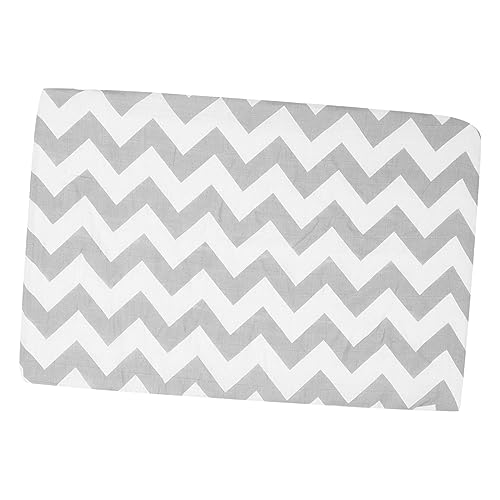 Sosoport Wickelunterlagenbezug Waschbar Abnehmbar Atmungsaktive für Wickeltisch für Neugeborene Einfache Installation Pflege Wellenmuster von Sosoport