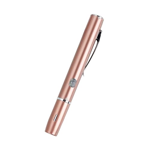 Sosoport Wiederaufladbare LED Inspektionslampe Metallgehäuse Stiftförmige Arzt Taschenlampe mit Weißem Licht und Taschenclip für Medizinische Untersuchungen Mund Nase Throat von Sosoport