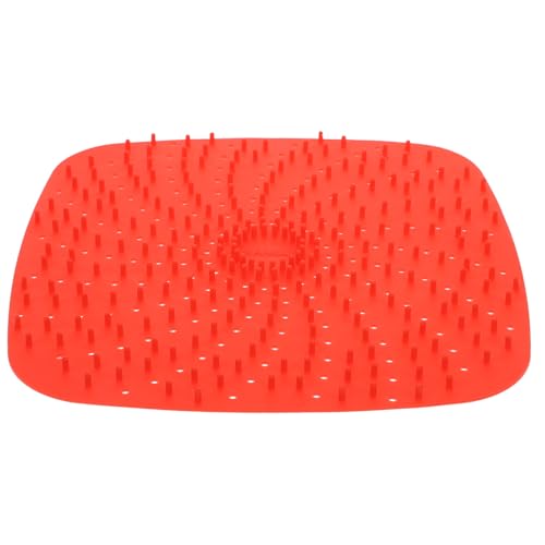 Sosoport Wiederverwendbare Air Fryer Matte Rot Hitzebeständig Perforiertes Silikon Gleichmäßige Luftzirkulation Spülmaschinenfest Zubehör für Heißluftfritteuse Leicht zu Reinigen Sosoport Wiederverwendbare Air Fryer Matte Rot Hitzebeständig Perforiertes Silikon Gleichmäßige Luftzirkulation Spülmaschinenfest Zubehör für Heißluftfritteuse Leicht zu Reinigen von Sosoport