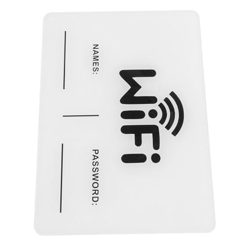 Sosoport Wlan schild aus Acryl für Wand mit Integriertem Passwort Transparente Langlebige Wifi tafel für Zuhause Geschäft Gästezimmer Schnelles Einfaches Netzwerkzugangsschild Sosoport Wlan schild aus Acryl für Wand mit Integriertem Passwort Transparente Langlebige Wifi tafel für Zuhause Geschäft Gästezimmer Schnelles Einfaches Netzwerkzugangsschild von Sosoport