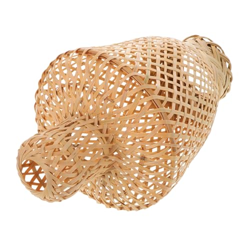 Sosoport Woven Lampenschirm aus Rattan Langlebiger Lampenschirm für hängende Laternen DIY Dekoration für Garten Hochzeit und Schirm Sosoport Woven Lampenschirm aus Rattan Langlebiger Lampenschirm für hängende Laternen DIY Dekoration für Garten Hochzeit und Schirm von Sosoport