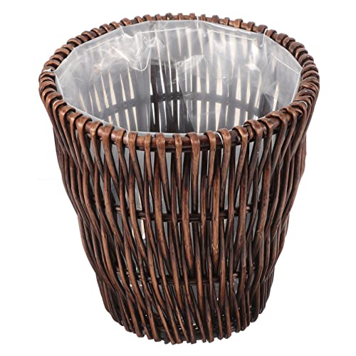Sosoport Woven Rattan Mülleimer Multifunktionaler Abfallkorb für Badezimmer und Büro Leicht und Dekorativ für Papier und Recycling Höhe Durchmesser Sosoport Woven Rattan Mülleimer Multifunktionaler Abfallkorb für Badezimmer und Büro Leicht und Dekorativ für Papier und Recycling Höhe Durchmesser von Sosoport