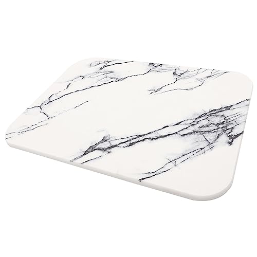Sosoport rutschfeste Diatom Matte für Badezimmer und Küche Waschbare Absorbierende Fußmatte mit Marmoriertem Design für Sicheres Stehen und Dekoration von Sosoport