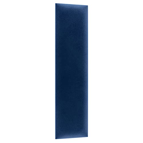 1x sossai® Toppa - Wandpaneel gepolstert, Rechteck 15 x 60 cm, Marineblau von Sossai