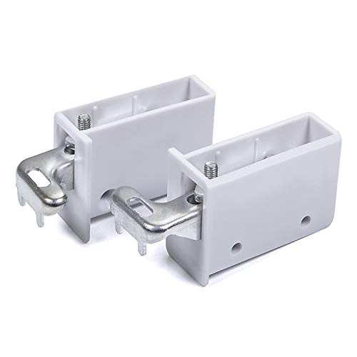 1 Paar SO-TECH® Schrankaufhänger weiß verstellbar Aufhänger f. Hängeschrank Schrankaufhängung Halter von SOTECH